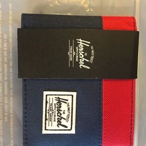 Herschel Wallet, Two toned Navy and Wine, NWT